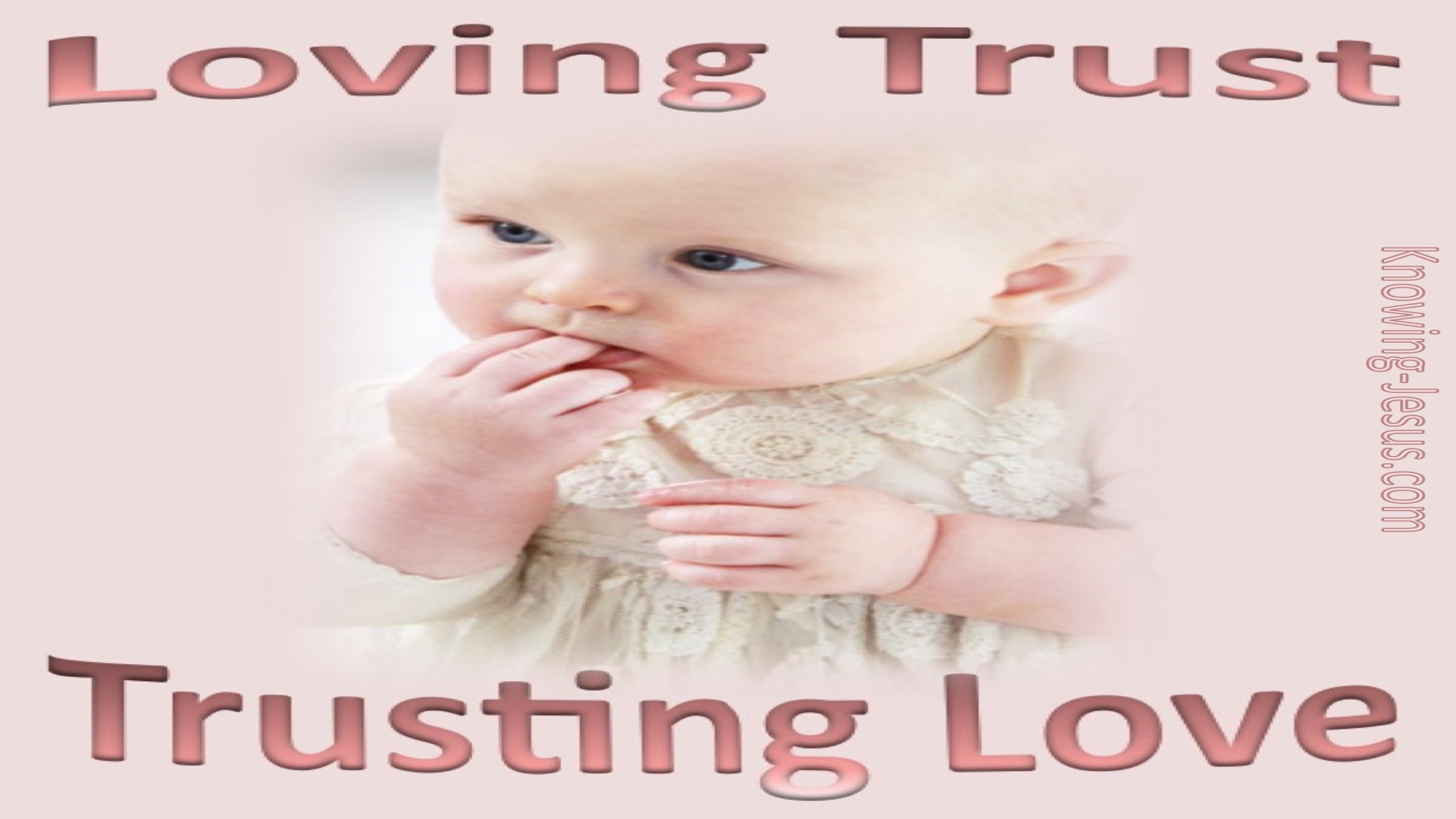 Loving Trust And Trusting Love (devotional) (pink)
